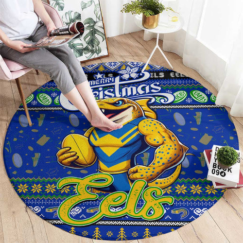 Eels Rugby Xmas Round Carpet Australia NRL Mascot
