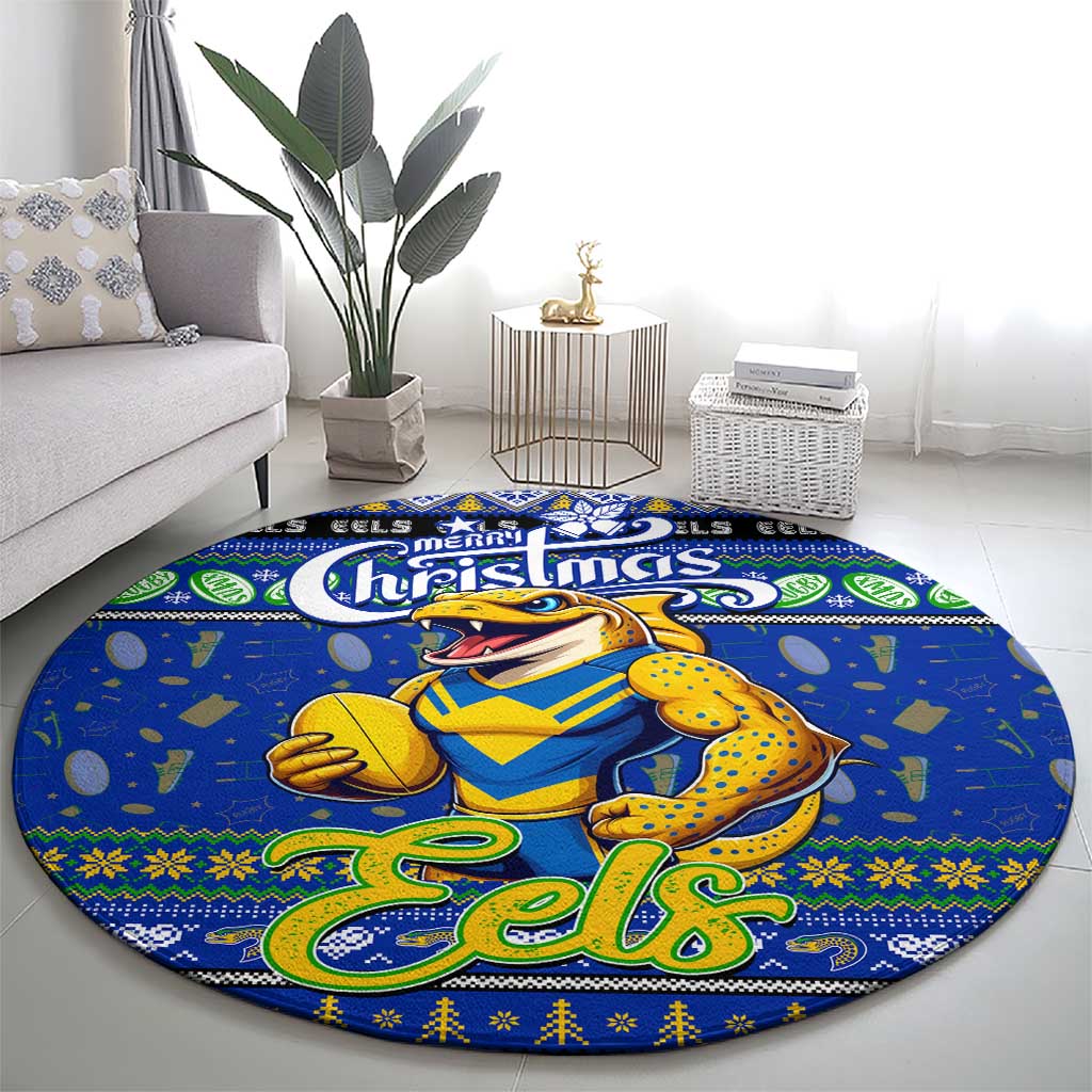 Eels Rugby Xmas Round Carpet Australia NRL Mascot