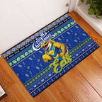 Eels Rugby Xmas Rubber Doormat Australia NRL Mascot