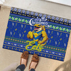 Eels Rugby Xmas Rubber Doormat Australia NRL Mascot