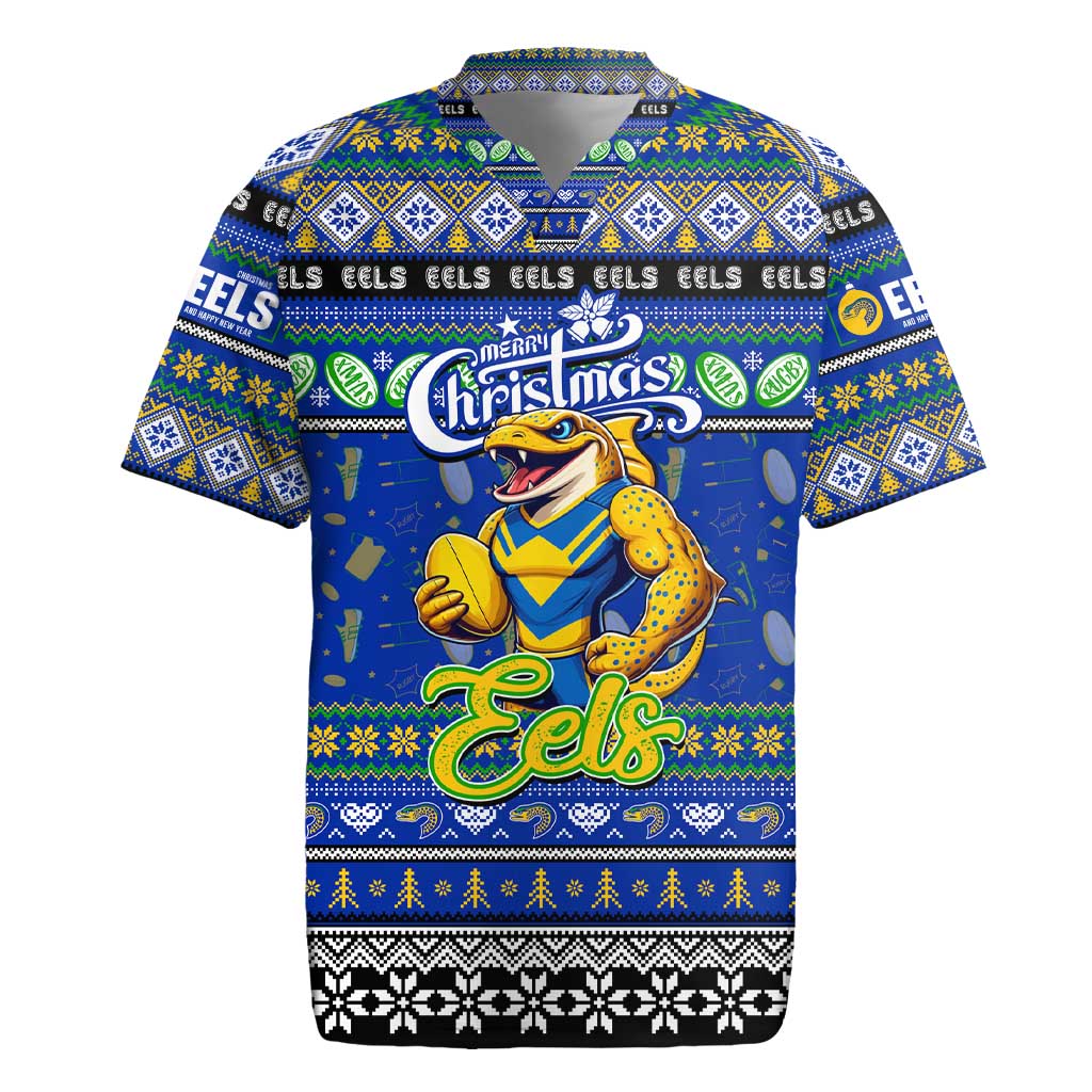 Personalized Eels Rugby Xmas Rugby Jersey Australia NRL Mascot