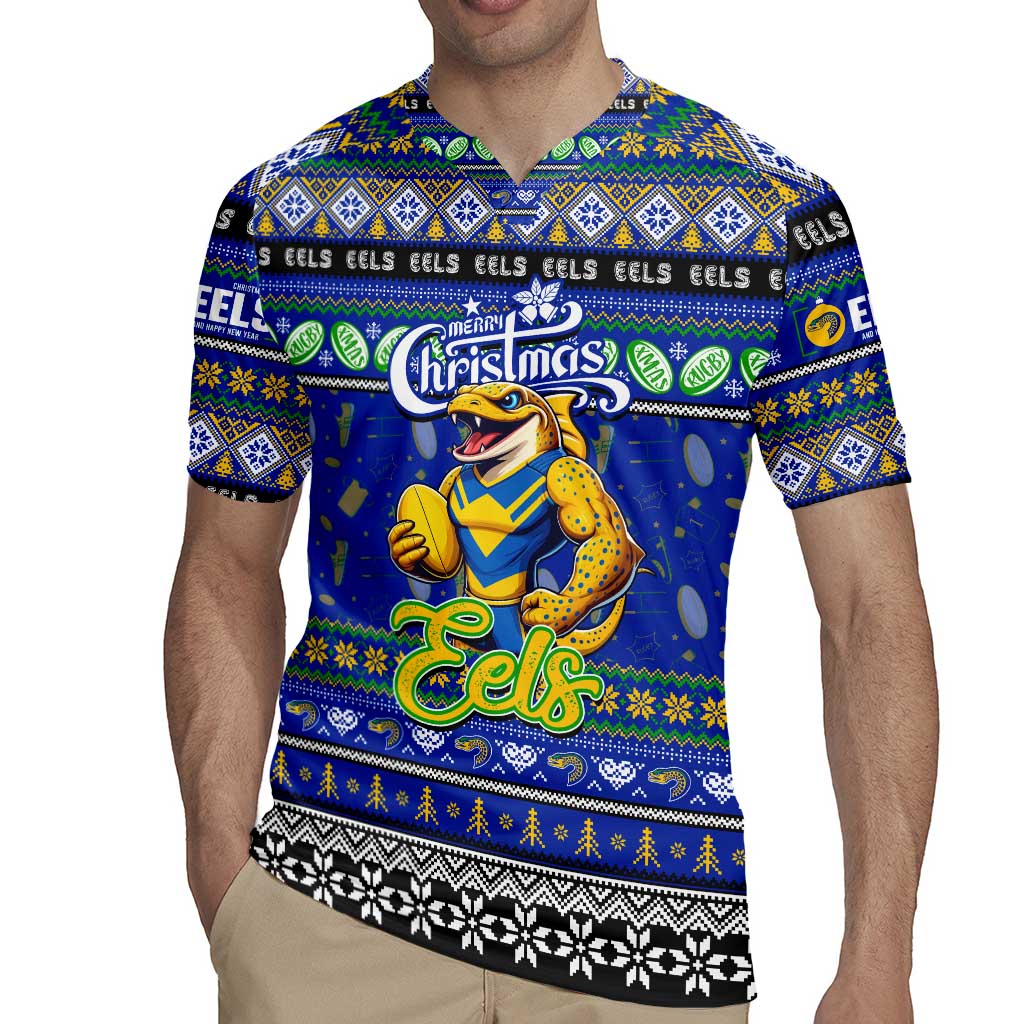 Personalized Eels Rugby Xmas Rugby Jersey Australia NRL Mascot