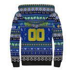 Personalized Eels Rugby Xmas Sherpa Hoodie Australia NRL Mascot