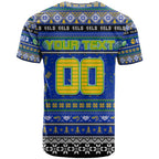 Personalized Eels Rugby Xmas T Shirt Australia NRL Mascot