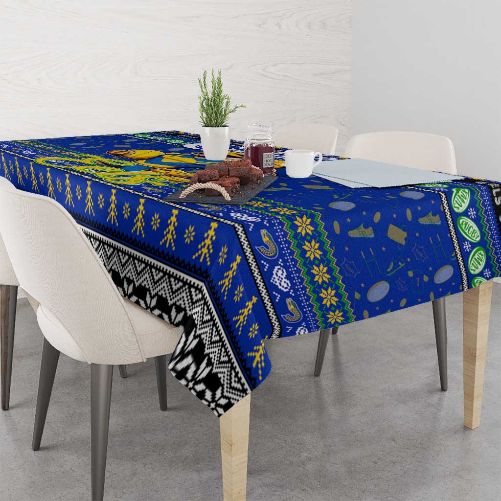 Eels Rugby Xmas Tablecloth Australia NRL Mascot