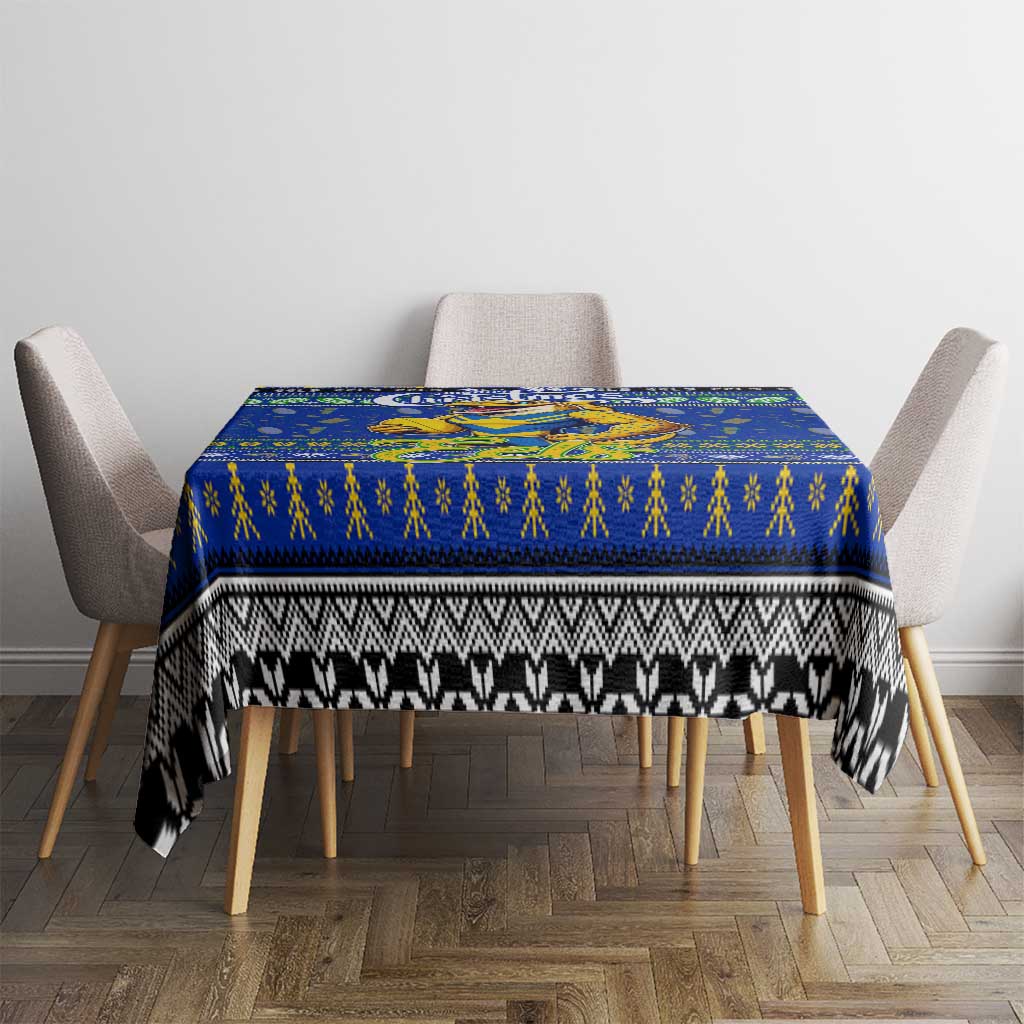 Eels Rugby Xmas Tablecloth Australia NRL Mascot