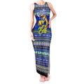 Personalized Eels Rugby Xmas Tank Maxi Dress Australia NRL Mascot