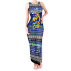 Personalized Eels Rugby Xmas Tank Maxi Dress Australia NRL Mascot