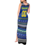 Personalized Eels Rugby Xmas Tank Maxi Dress Australia NRL Mascot