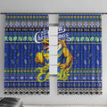 Eels Rugby Xmas Window Curtain Australia NRL Mascot