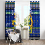Eels Rugby Xmas Window Curtain Australia NRL Mascot