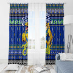 Eels Rugby Xmas Window Curtain Australia NRL Mascot