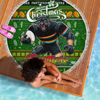 Panthers Rugby Xmas Beach Blanket Australia NRL Mascot