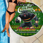 Panthers Rugby Xmas Beach Blanket Australia NRL Mascot