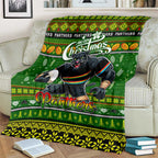 Panthers Rugby Xmas Blanket Australia NRL Mascot