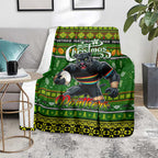 Panthers Rugby Xmas Blanket Australia NRL Mascot