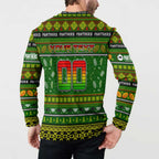 Personalized Panthers Rugby Xmas Button Sweatshirt Australia NRL Mascot
