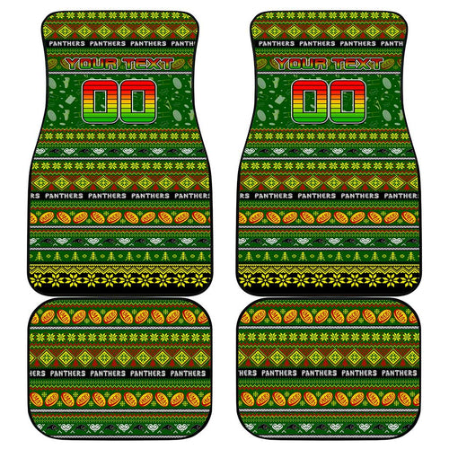 Panthers Rugby Xmas Car Mats Australia NRL Mascot