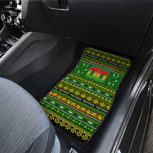 Panthers Rugby Xmas Car Mats Australia NRL Mascot