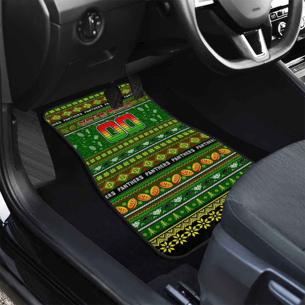 Panthers Rugby Xmas Car Mats Australia NRL Mascot