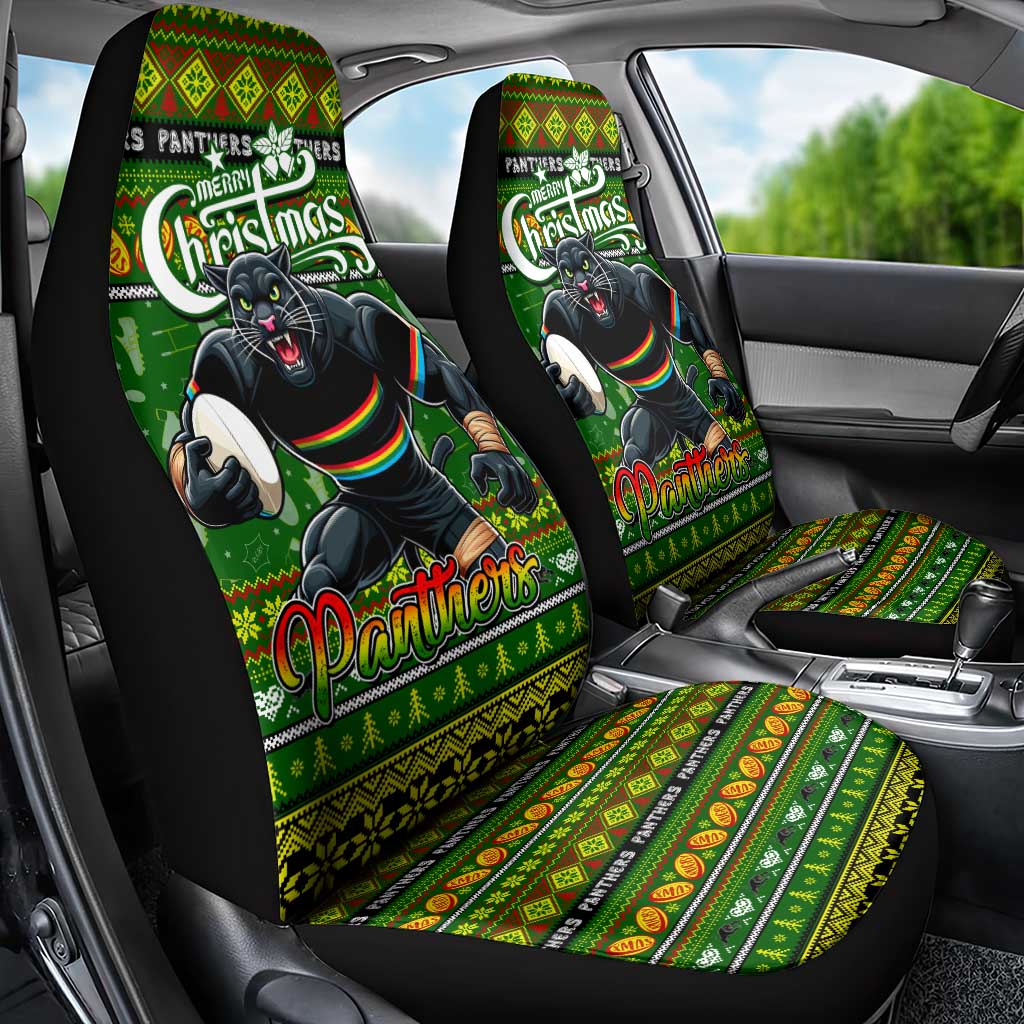 Panthers Rugby Xmas Car Seat Cover Australia NRL Mascot