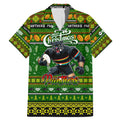 Personalized Panthers Rugby Xmas Family Matching Mermaid Dress and Hawaiian Shirt Australia NRL Mascot