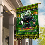 Panthers Rugby Xmas Garden Flag Australia NRL Mascot