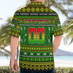 Personalized Panthers Rugby Xmas Hawaiian Shirt Australia NRL Mascot
