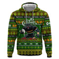 Personalized Panthers Rugby Xmas Hoodie Australia NRL Mascot