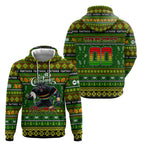 Personalized Panthers Rugby Xmas Hoodie Australia NRL Mascot