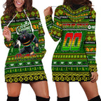 Personalized Panthers Rugby Xmas Hoodie Dress Australia NRL Mascot