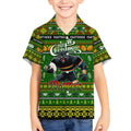 Personalized Panthers Rugby Xmas Kid Hawaiian Shirt Australia NRL Mascot