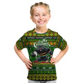 Personalized Panthers Rugby Xmas Kid T Shirt Australia NRL Mascot