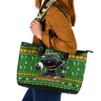 Panthers Rugby Xmas Leather Tote Bag Australia NRL Mascot