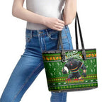 Panthers Rugby Xmas Leather Tote Bag Australia NRL Mascot