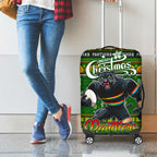 Panthers Rugby Xmas Luggage Cover Australia NRL Mascot