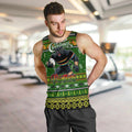 Personalized Panthers Rugby Xmas Men Tank Top Australia NRL Mascot