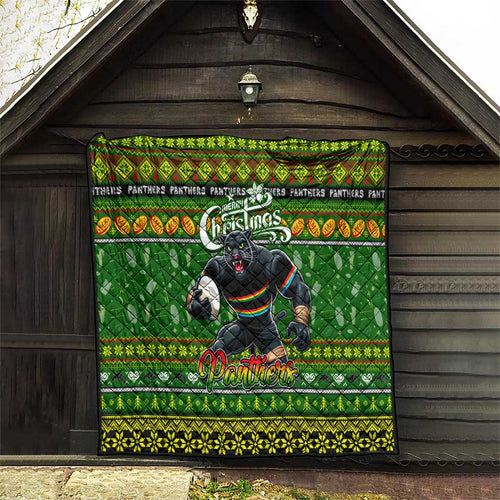 Panthers Rugby Xmas Quilt Australia NRL Mascot