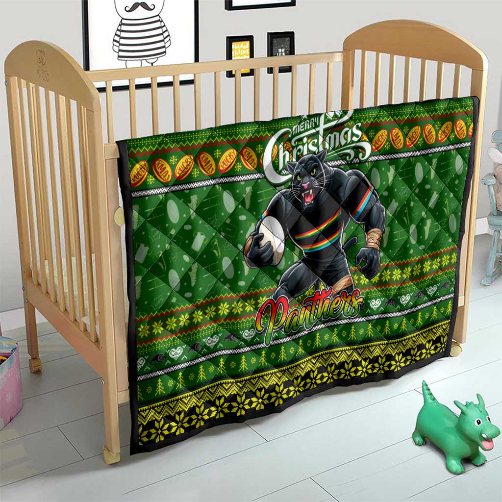 Panthers Rugby Xmas Quilt Australia NRL Mascot