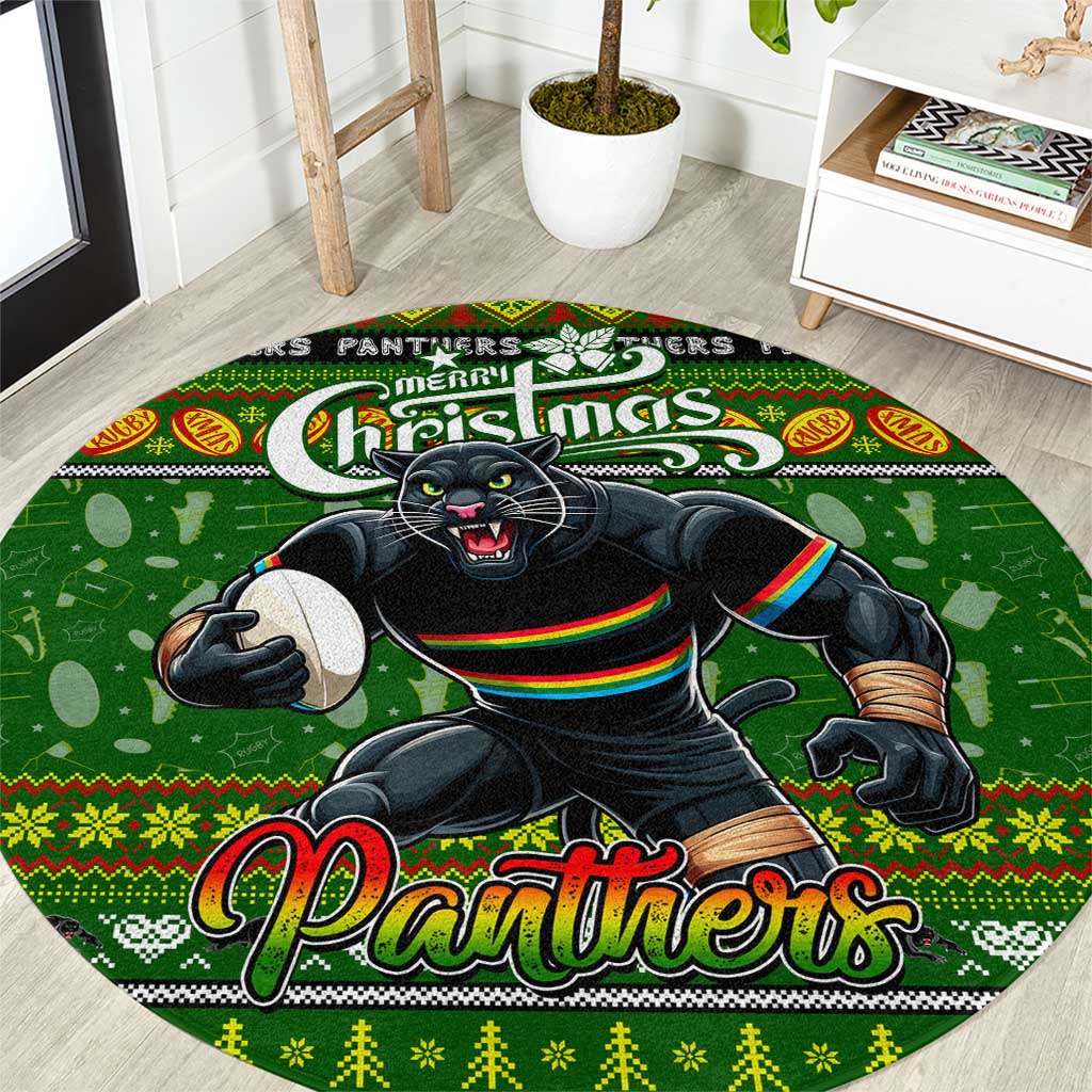 Panthers Rugby Xmas Round Carpet Australia NRL Mascot