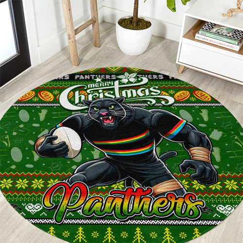 Panthers Rugby Xmas Round Carpet Australia NRL Mascot