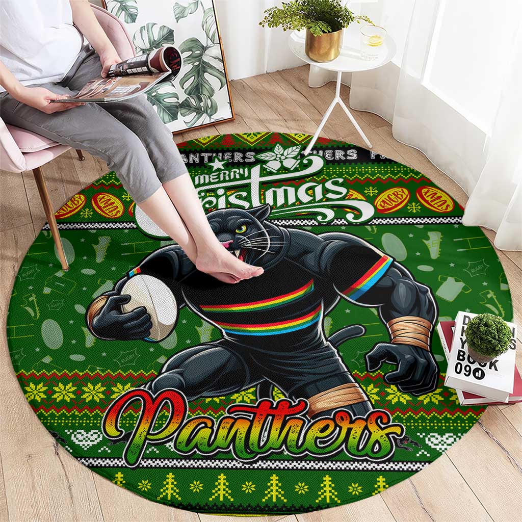 Panthers Rugby Xmas Round Carpet Australia NRL Mascot