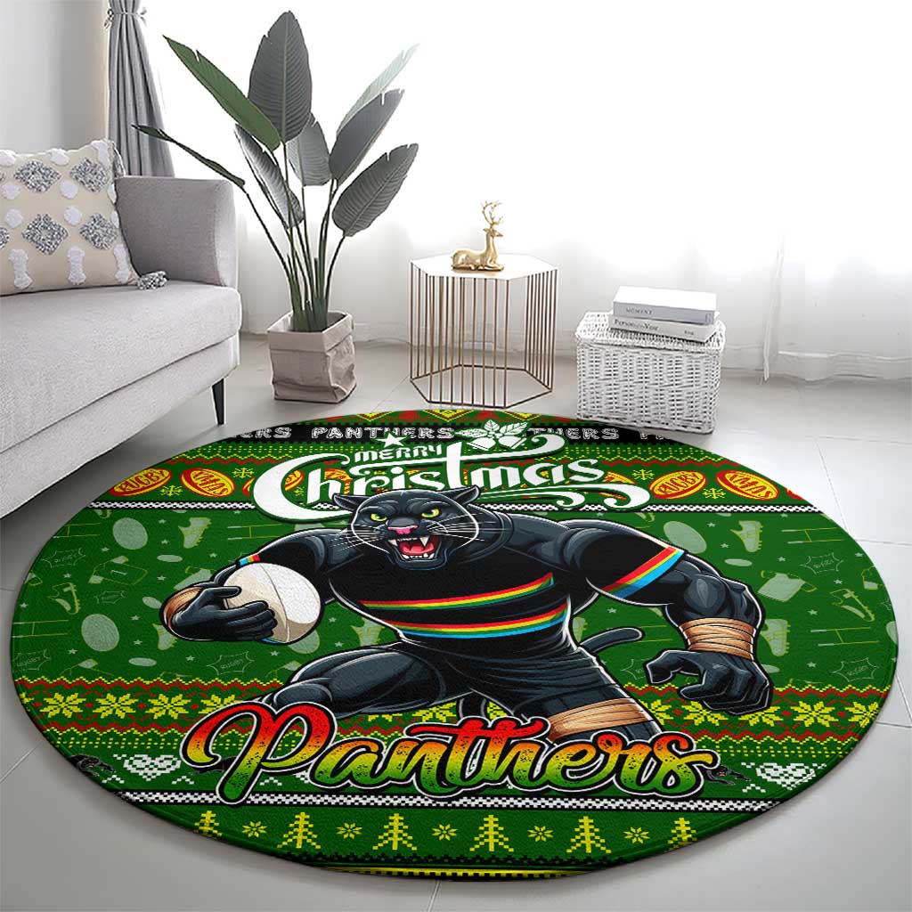 Panthers Rugby Xmas Round Carpet Australia NRL Mascot