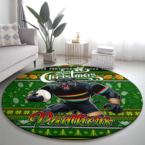 Panthers Rugby Xmas Round Carpet Australia NRL Mascot