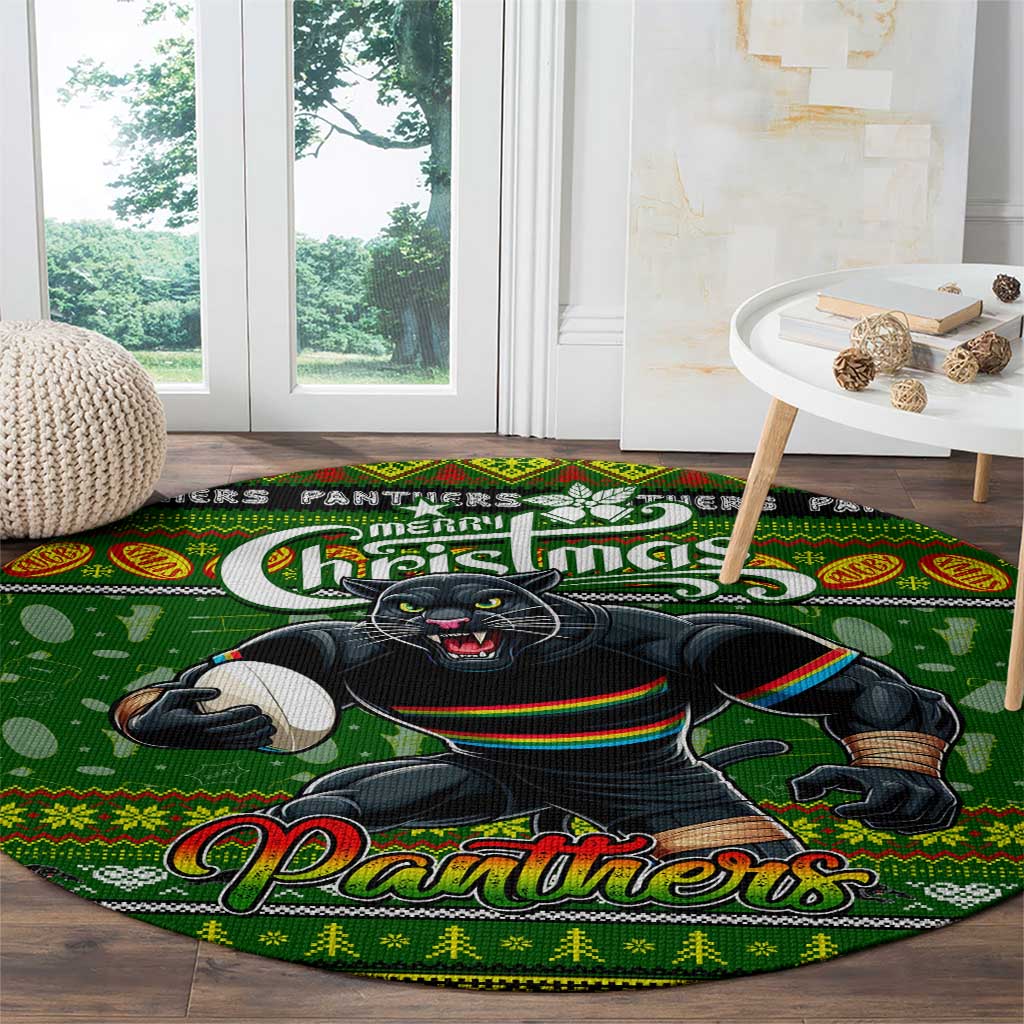Panthers Rugby Xmas Round Carpet Australia NRL Mascot