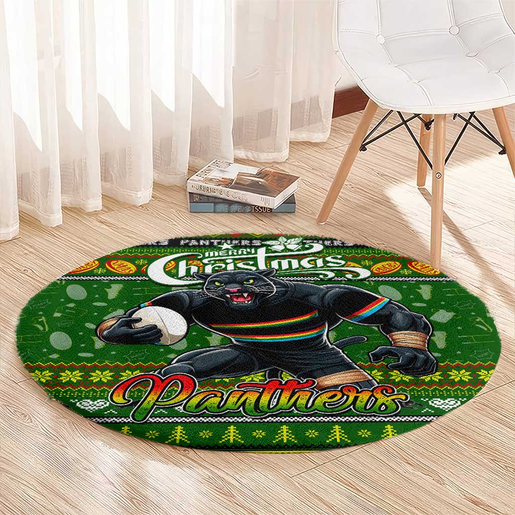Panthers Rugby Xmas Round Carpet Australia NRL Mascot