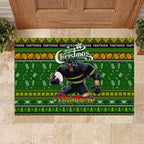 Panthers Rugby Xmas Rubber Doormat Australia NRL Mascot