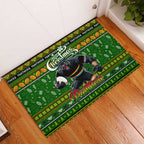 Panthers Rugby Xmas Rubber Doormat Australia NRL Mascot
