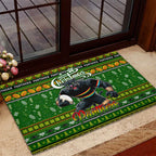 Panthers Rugby Xmas Rubber Doormat Australia NRL Mascot