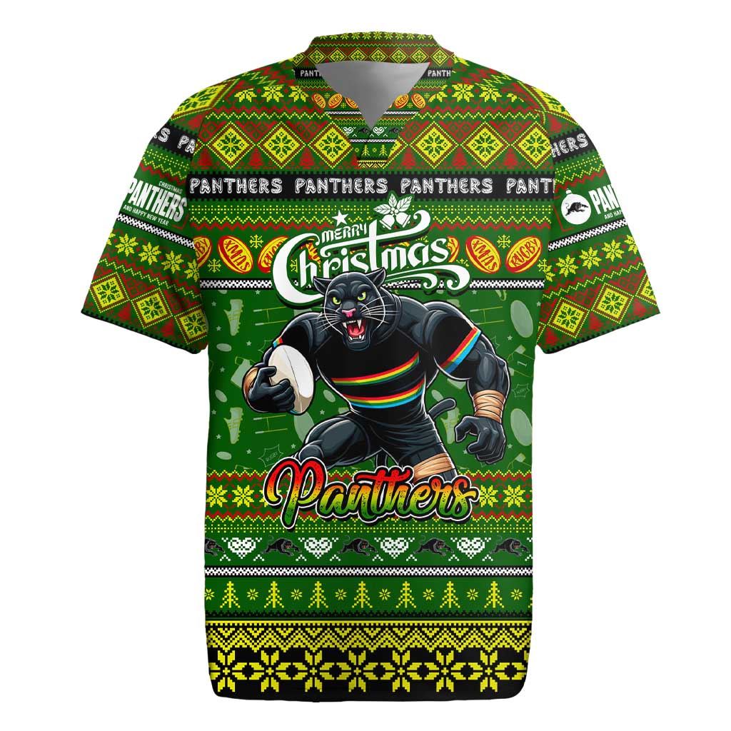 Personalized Panthers Rugby Xmas Rugby Jersey Australia NRL Mascot